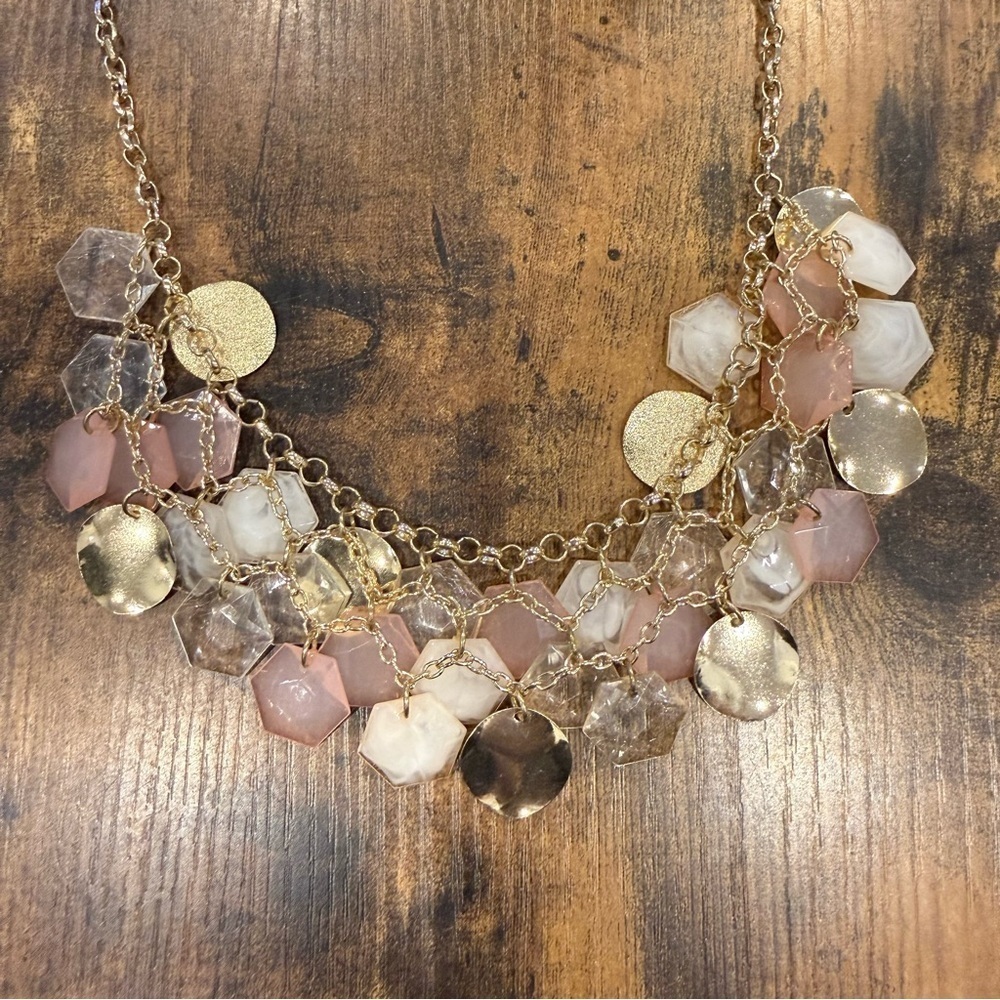 Y2K Chunky Statement Necklace
Gold and Pink Medallions - Picture 4 of 6